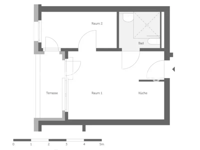 Tauschwohnung: Tausche gegen 2 Zimmer ab 55m2 — photo 1